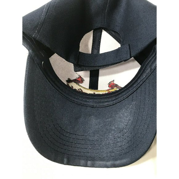 Springfield Cardinals adjustable hat embroidered Cardinal/Bat Navy Red White EUC - Picture 8 of 8
